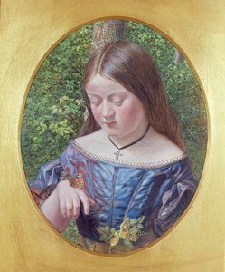 Niña con una mariposa